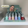 Manufacturer's supply: Water-based, non-baking, long-lasting, environmentally friendly, tear-off, ice-clear, nude, transparent nail polish that can be peeled off Specification image